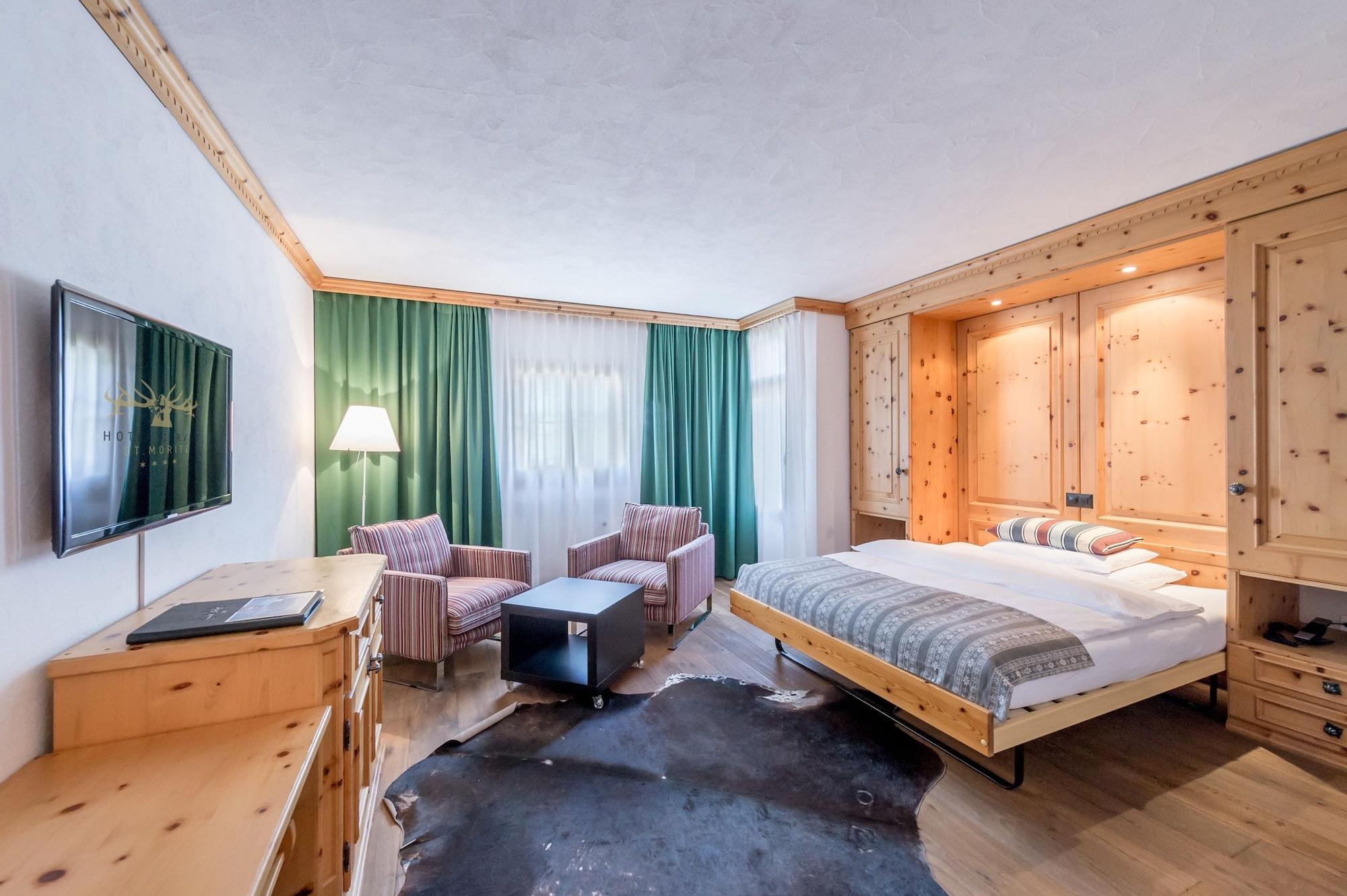 Boutique Hotel Cervus Санкт-Мориц Экстерьер фото